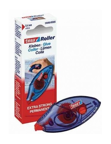 Tesa Roller Adhesivo Permanente Desechacle 8,40mm X 8,50m C/punta Flexible Eco