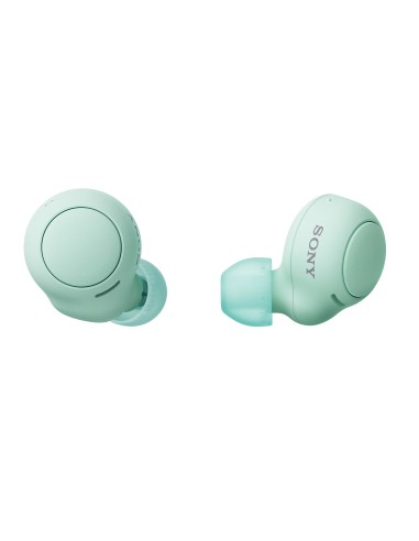 Auriculares Bluetooth Sony Wf-c500 Con Estuche De Carga Autonomía 5h Verdes
