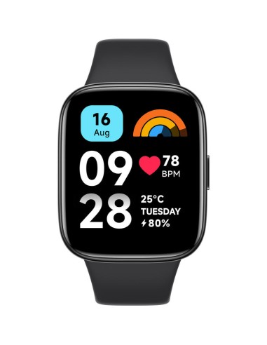 Smartwatch Xiaomi Redmi Watch 3 Active Notificaciones Frecuencia Cardíaca Negro