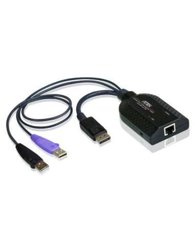 Adaptador Kvm Displayport Usb Compatible Smart Card Con Virtual Media Ka7169