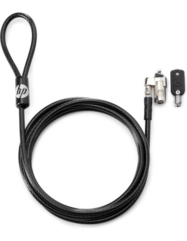 Hp Ultraslim Keyed Cable Lock Cable Antirrobo Negro 1,8 M