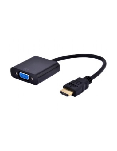 Gembird Conversor Hdmi A Svga Con Audio M/h Negro 0.15m  A-hdmi-vga-03