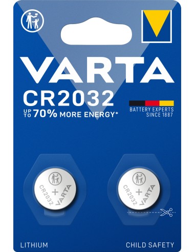 Varta Cr 2032 Pila  Cr2032, Litio, 3 V, 2 Pieza(s), 230 Mah