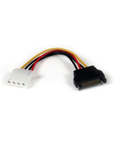 Startech Cable De Alimentacion Molex(h)  A Sata(m) 0.15m