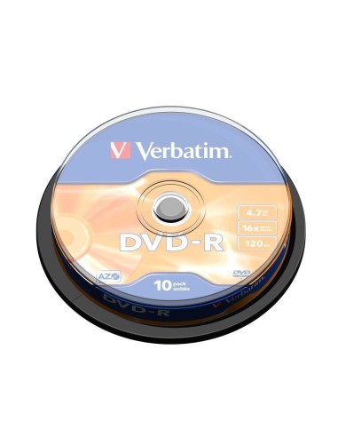 Verbatim Dvd-r 4.7gb 16x Tarrina 10 43523
