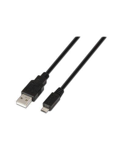Aisens Cable Usb 2.0 - Tipo A Macho A Micro B Macho - 3m - Negro