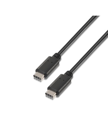 Aisens Cable Usb 2.0 3a - Tipo Usb-c/m-usb-c/m - 0.50m - Negro