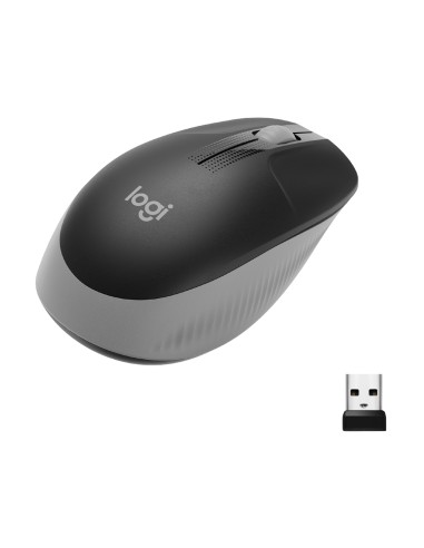 Logitech Ratón Inalámbrico M190 Gris Medio 910-005906