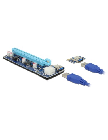 Delock 41426 Tarjeta Riser Pci Express X1  X16 Con Cable Usb De 60 Cm