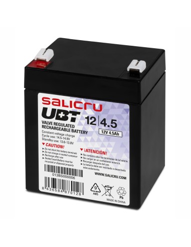 Batería Salicru Ubt 12 4,5 Compatible Con Sai Salicru Según Especificaciones