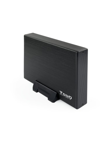 Tooq Carcasa Externa Hdd 3.5" Sata Usb 3.0 Con Soporte - Negro