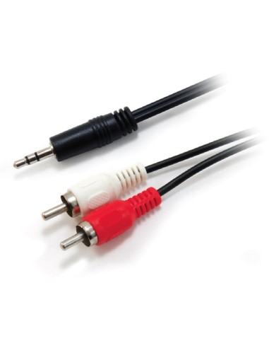 Equip Cable Audio Mini Jack 3.5mm Macho A 2 Rca Macho 2.5m