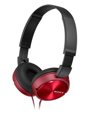 Auriculares Sony Mdrzx310apr Con Micrófono Jack 3.5 Rojos
