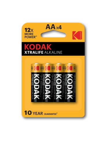 Kodak Pila Alcalina Xtralife Lr06 Aa Pack 4