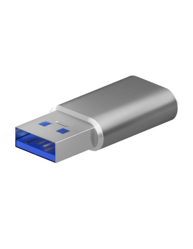 Aisens Mini Adaptador Usb 3.2 Gen2/usb 2.03a - Tipo Usb-c/h-a/m - Gris