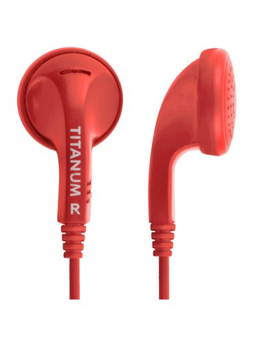 Esperanza Titanum Th108r - Auriculares Estéreo Rojos