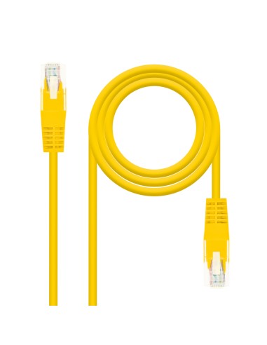 Nanocable Cable De Red Rj45 Cat.6 Utp Awg24 1m - Amarillo