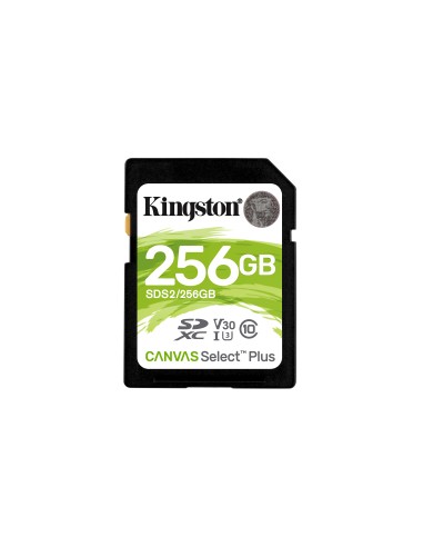 Secure Digital Kingston 256gb Sdxc Canvas Select Plus  Ext  100r C10 Uhs-i U3 V30