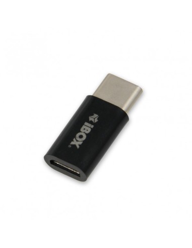 Ibox Adaptador Usb C A  Micro-usb Negro