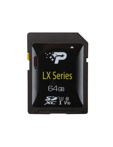 Flash Card Sd 64gb Patriot Lx Series Lx Series Sdxc V10  1080 Full Hd