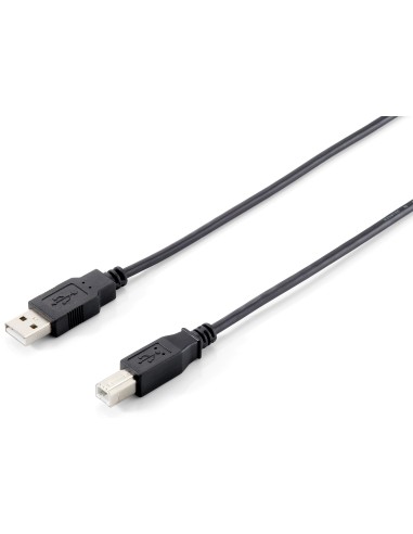 Equip cable Usb 2.0 A/b (impresora)  5m   Negro