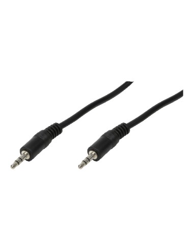 Logilink Cable Audio Jack 3.5 M/m 2m Negro  ca1050