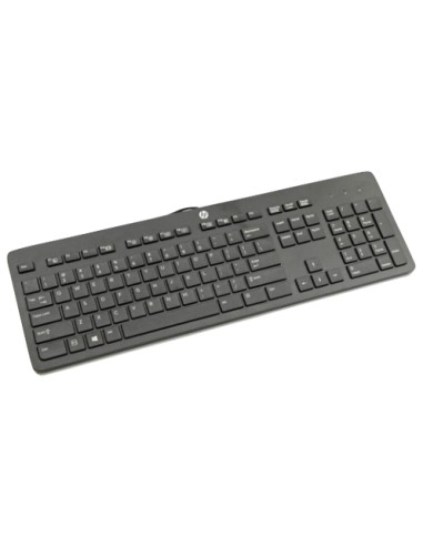 Teclado Español Hp Usb Qwerty Negro 803181-071