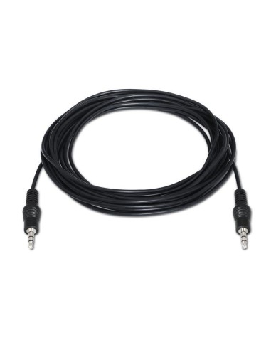 Nanocable Cable Audio Estereo Jack 3.5mm Macho A Jack 3.5mm Macho 5m - Negro