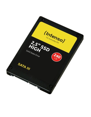Disco Ssd Intenso 240gb Sata3 High 2.5'', 520/500mbs, Shock Resistant, Low Power