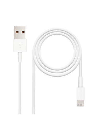 Nanocable Cable Usb-a 2.0 Macho A Lightning Macho 2m - Blanco