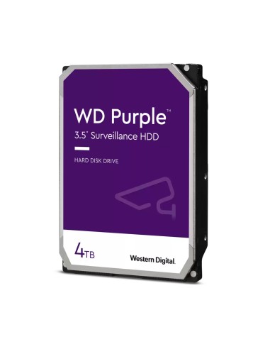Disco Western Digital 4 Tb Purple Surveillance 3.5" Sata 6gb/s 5400 Rpm Bfer: 256 Mb Wd43purz