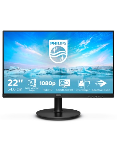Monitor Philips V-line 221v8 21.5' Full Hd Negro