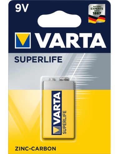 Varta Superlife 9v Block  (1 Pcs)