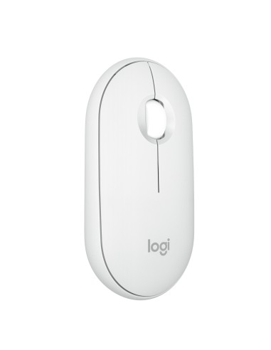 Ratón Logitech Pebble 2 M350s Wireless + Bluetooth Blanco 910-007013