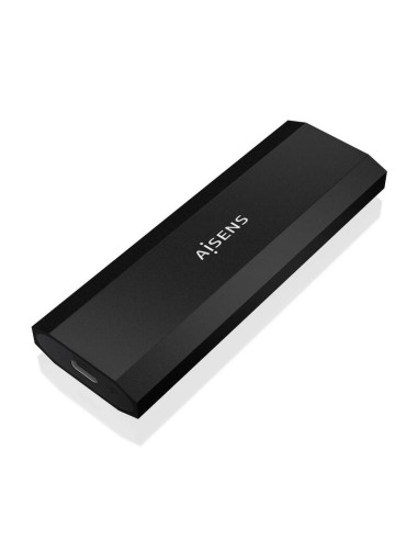 Aisens Caja Externa Para Disco Ssd M.2 Ngff Usb 3.2 Sin Tornillos Negra Asm2-028b