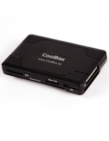 Coolbox Lector Externo De Tarjetas Cre065 Con Soporte Para Sim Y Dnie 4.0