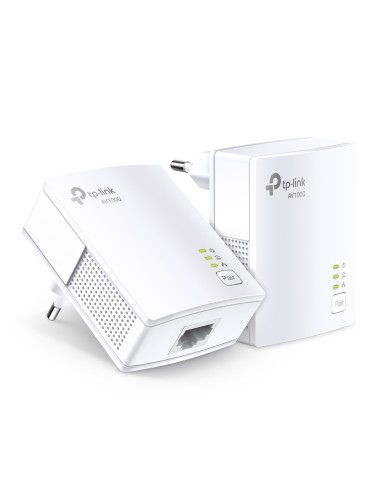 Tp-link Tl-pa7017 Kit Plc Powerline Red Eléctrica Av1000 Gigabit