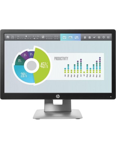 Monitor Reacondicionado 20" Hp Elitedisplay E202 Hdmi, Vga, Displayport,negro 1 Año De Garantia