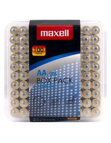 Maxell Pila Alcalina Aa Lr6 Pack*100 Pilas