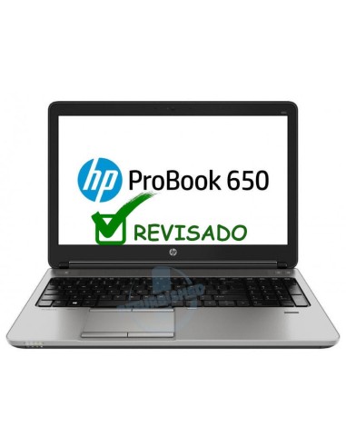 Portatil Reacondicionado Hp Probook 650 G2 I5-6200u 512ssd 8 Gb Ddr4 15.6" Teclado Español Windows 10 Instalado 1 Año De Ga...