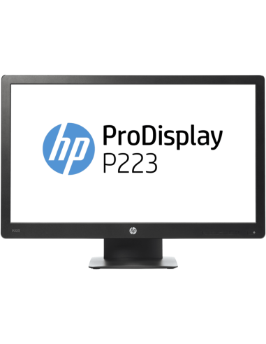 Monitor Nuevo Desprecintado Hp Prodisplay P223, 21.5"  ,vga, Displayport Negro 1 Año De Garantia