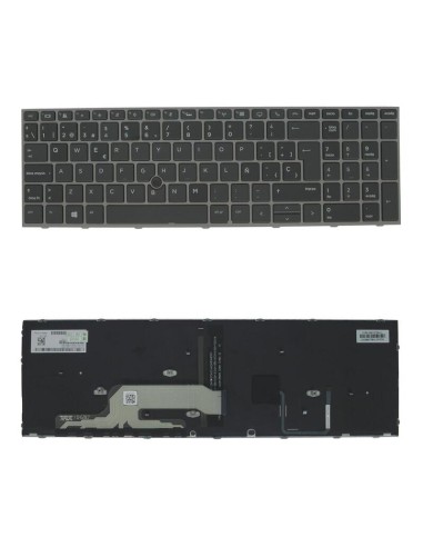 Teclado Hp Original Reacondicionado Español Para Portatil  Zbook 15/17 G5 G6 1 Año De Garantia