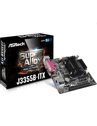 Placa Base Asrock J3355b-itx Cpu Intel Dual Core Mitx, 2xddr3, 8gb, So-dimm, 3xusb 3.0, Vga, Hdmi