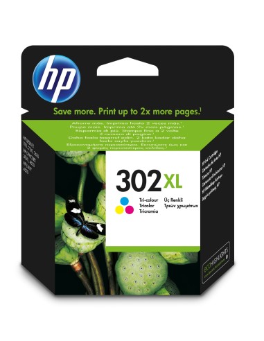 Cartucho De Tinta Original Hp 302 Xl Alta Capacidad Tricolor