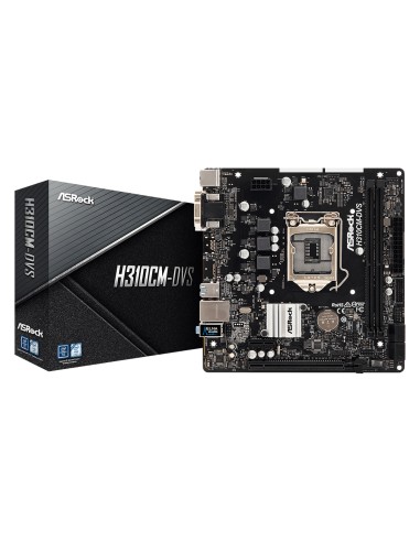 Placa Base Asrock Lga1151 H310cm-dvs Matx, Ddr4x2 2666, Usb3.1, Sata3