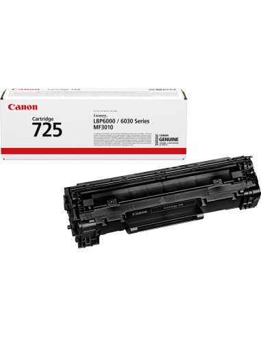 Canon 725 Negro Cartucho De Toner Original - 3484b002