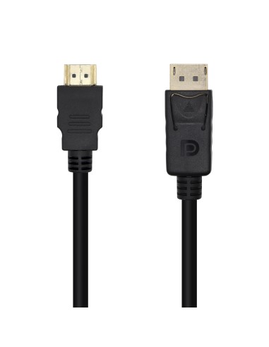 Aisens Cable Displayport A Hdmi - Dp/m-hdmi/m - 3m - Negro