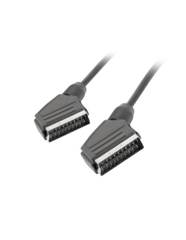 Cable Euroconector Lanberg Ca-eueu-10cc-0018-bk Scart Macho / Scart Macho 1.8 Metros