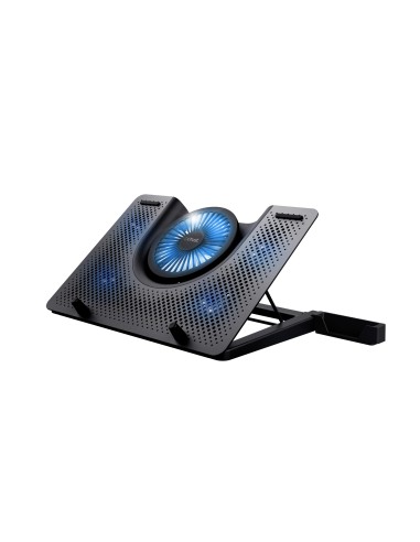 Soporte Refrigerante Trust Gaming Gxt 1125 Quno Para Portátiles Hasta 17.3'/43.9cm 5*ventiladores Iluminación Led Soporte P...