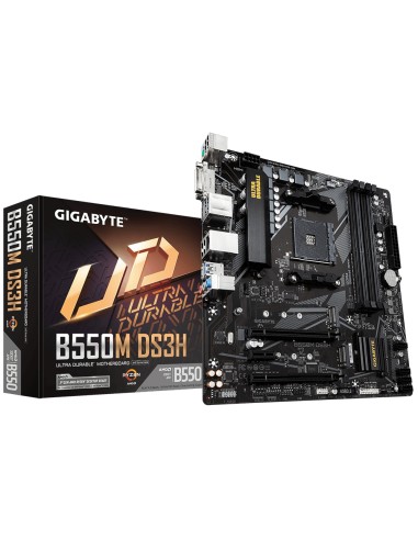 Placa Base Gigabyte Am4 B550m Ds3h M-atx/dvi/hdmi/4xddr4/4xsata6/1xusb 3.2/1xusb 2.0 Gmb55mdsh-00